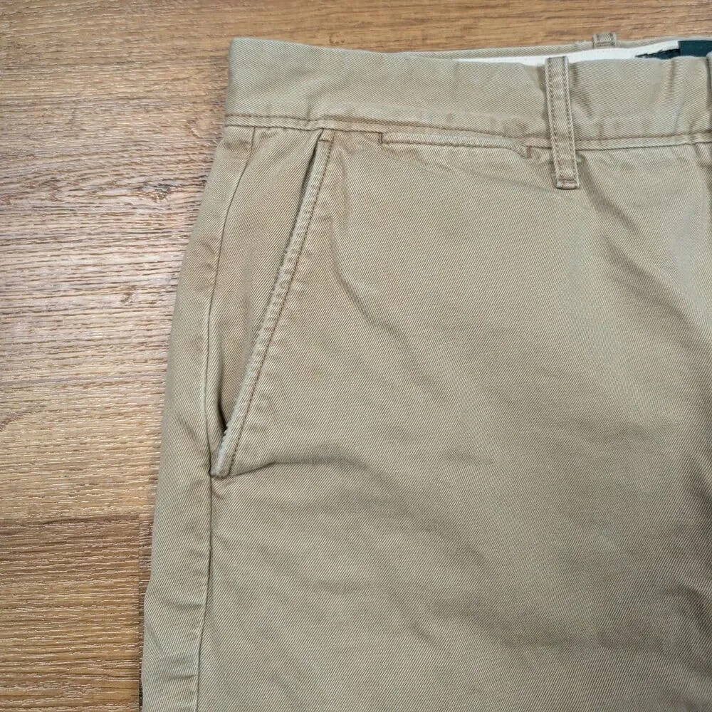VTG J Crew Oarsman 770 Straight Chino Pants Mens 31x30(27) Beige Cotton Twill